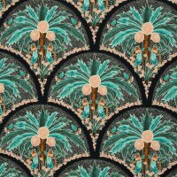 Palmera by Bienvenido Colorido, Baumwolle Webware, tropische Welt