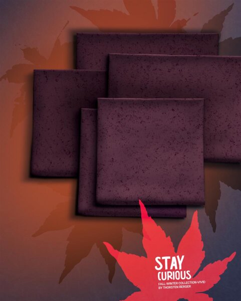 Stay Curious by Thorsten Berger, French Terry, Swafing, bordeaux