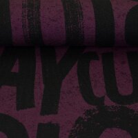 Stay Curious by Thorsten Berger, French Terry, Swafing, Schrift, bordeaux