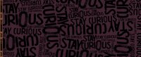 Stay Curious by Thorsten Berger, French Terry, Swafing, Schrift, bordeaux