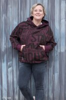 Stay Curious by Thorsten Berger, French Terry, Swafing, Schrift, bordeaux