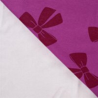 Sweat „Schleifen“ angeraut, QJUTIE, pink