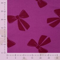 Sweat „Schleifen“ angeraut, QJUTIE, pink