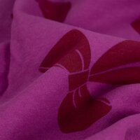 Sweat „Schleifen“ angeraut, QJUTIE, pink
