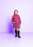 Sweat „Schleifen“ angeraut, QJUTIE, pink