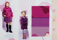 Sweat „Schleifen“ angeraut, QJUTIE, pink