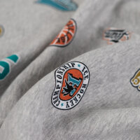 Sweat "College Patches“ angeraut, QJUTIE, grau