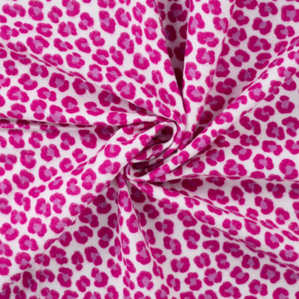Flanell "Leo“, QJUTIE, weiß/pink