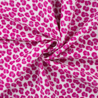 Flanell "Leo&ldquo;, QJUTIE, wei&szlig;/pink
