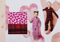 Flanell "Leo“, QJUTIE, weiß/pink