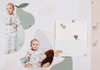 Nicky  Velours "Little Pears“, Birne,  QJUTIE, ecru