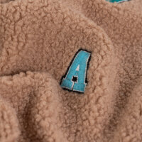 Boucle "Letters", QJUTIE, taupe
