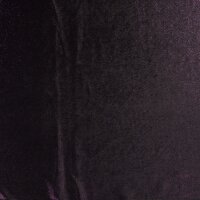 Velours Stretch &bdquo;Glitzer&ldquo;, QJUTIE, dunkellila
