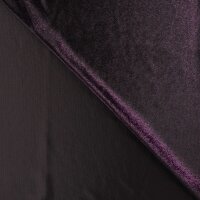 Velours Stretch „Glitzer“, QJUTIE, dunkellila