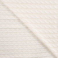 Strickstoff, "Matilda", Nordic-Zopf, QJUTIE, ecru