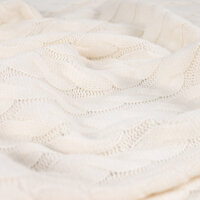 Strickstoff, "Matilda", Nordic-Zopf, QJUTIE, ecru