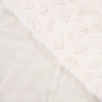 Fellimitat &bdquo;Hearts&ldquo;, QJUTIE, ecru